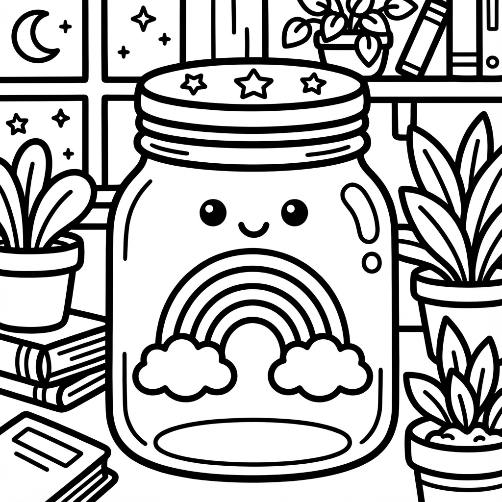 Melting snowman in an hourglass, a bold line coloring pages piece.